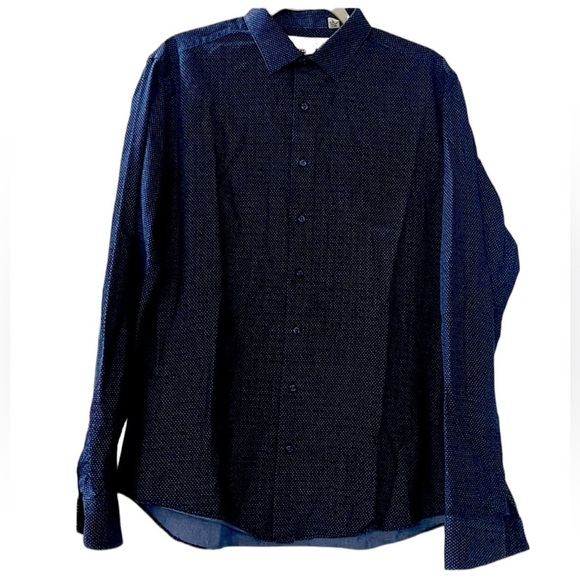 BEN SHERMAN slim fit button up 16 (34-35)